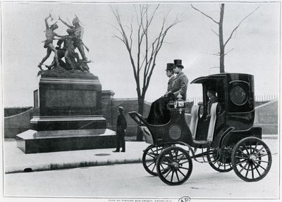 American Electrical Car in Paris, c.1900 by French Photographer